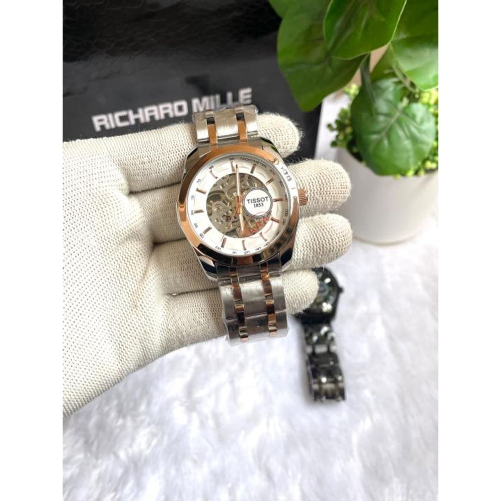 Tisot Couturier Automatic Two tone White AT453