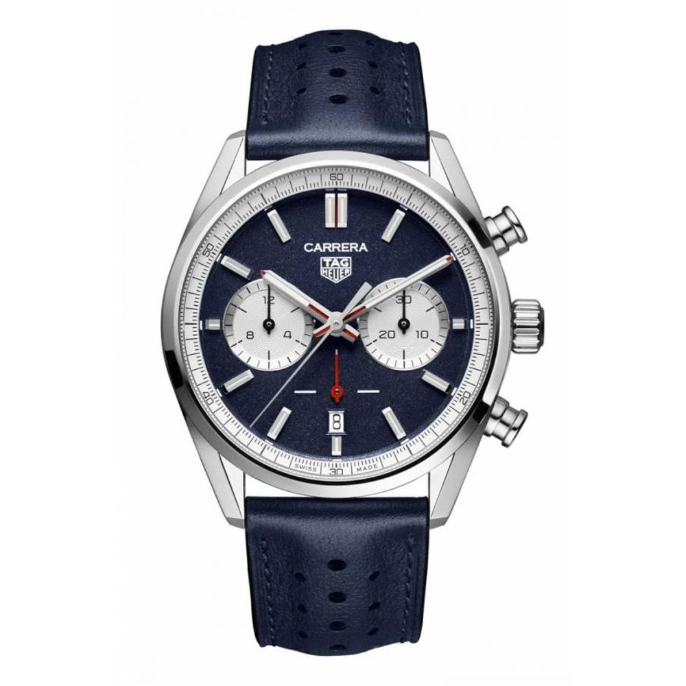 TAG Heuuer Carrera Chronograph 42mm France Limited Edition blue