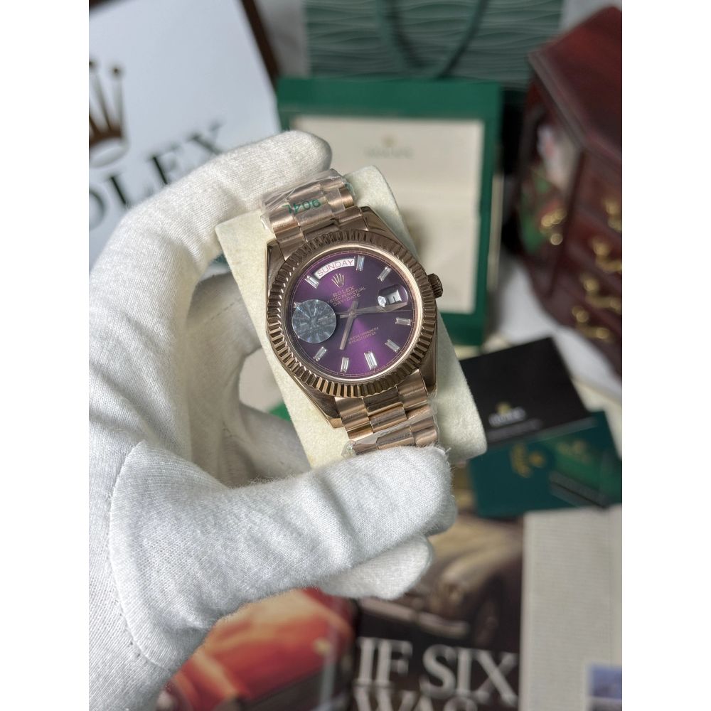 Rolex Day Date 40mm Purple Dial