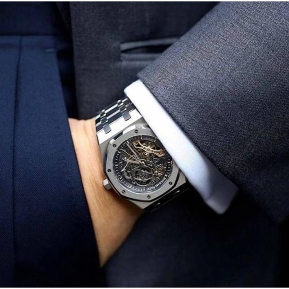 Audemars piguee_t Royal Oak Skeleton Automatic silver