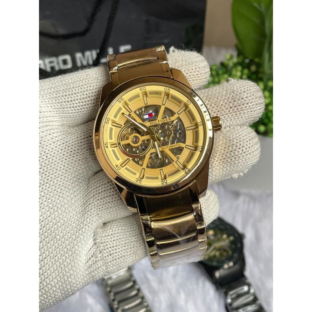 Tommyy Hilfiger Automatic C Full Gold AT147C