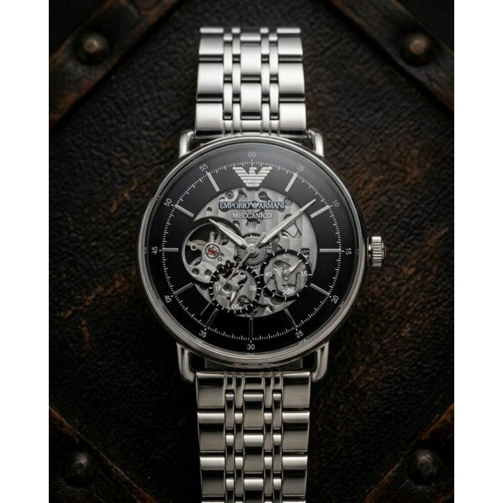 Emporio Arma_i Meccanico Automatic skeleton