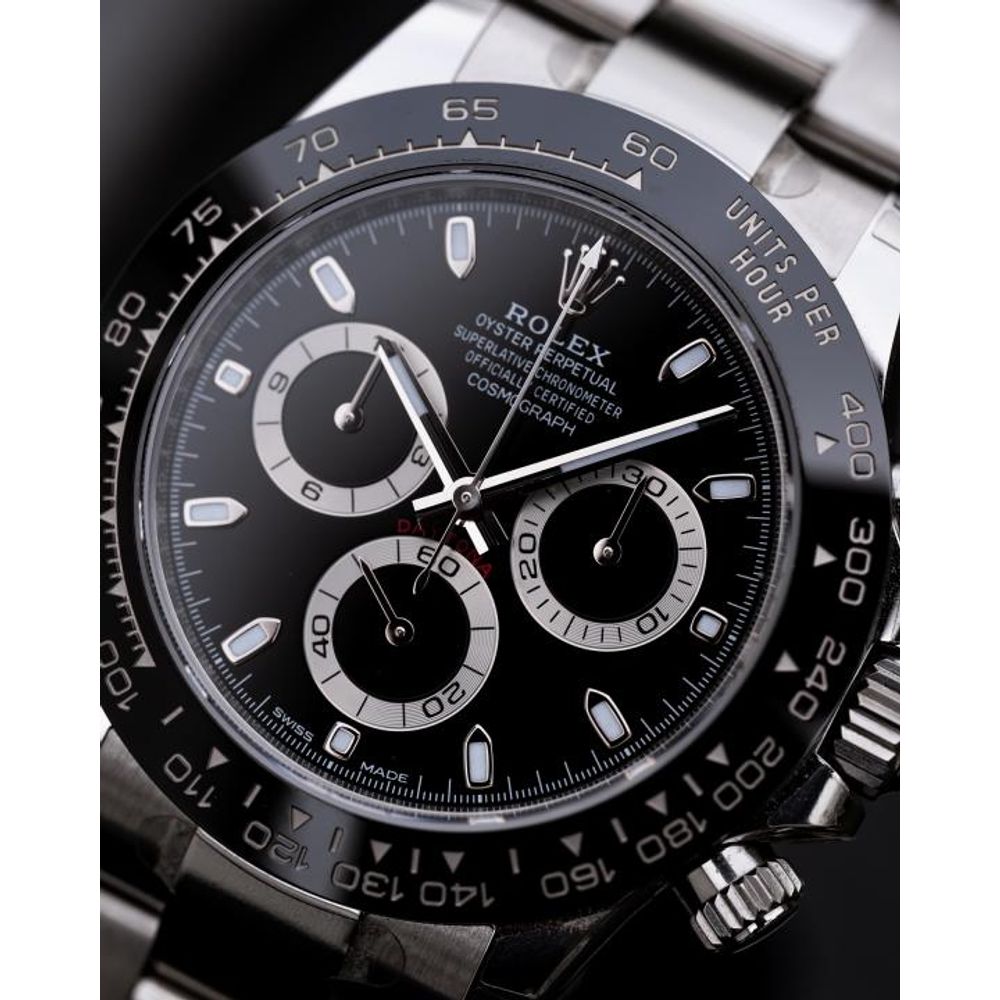 Rolee_x Oyster Perpetual Daytona Chosmograph Silver-Black