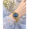 Rollex Date Just Ladies Gold Blue