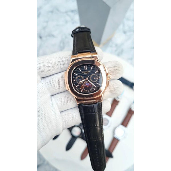 Patek Phillippe SUN MOON BLACK COPPER BLACK DIAL AT378