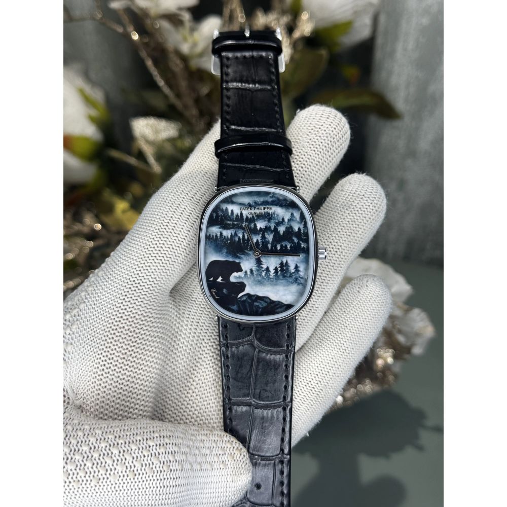 Patek Golden Ellipse Forest In the Mist Premium Quartz Watch