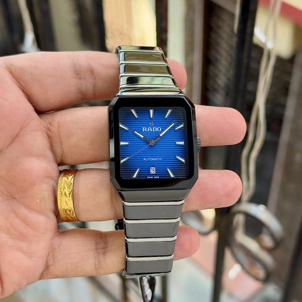 Raddo Anatom Automatic High-Tech Ceramic Watch 2 ton  black silver blue