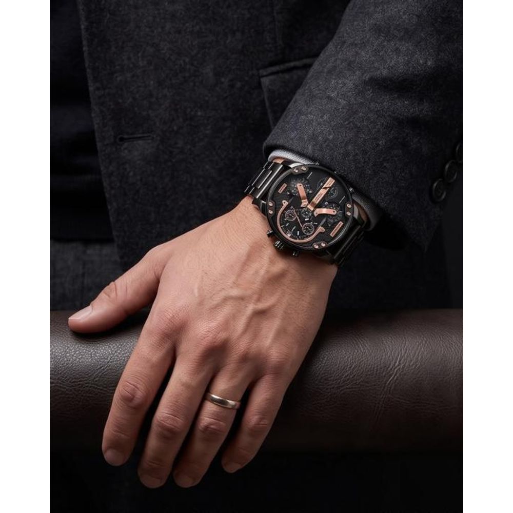 Diesal Mr. Daddy 2.0 Chronograph Watch Japan watch heavy quality