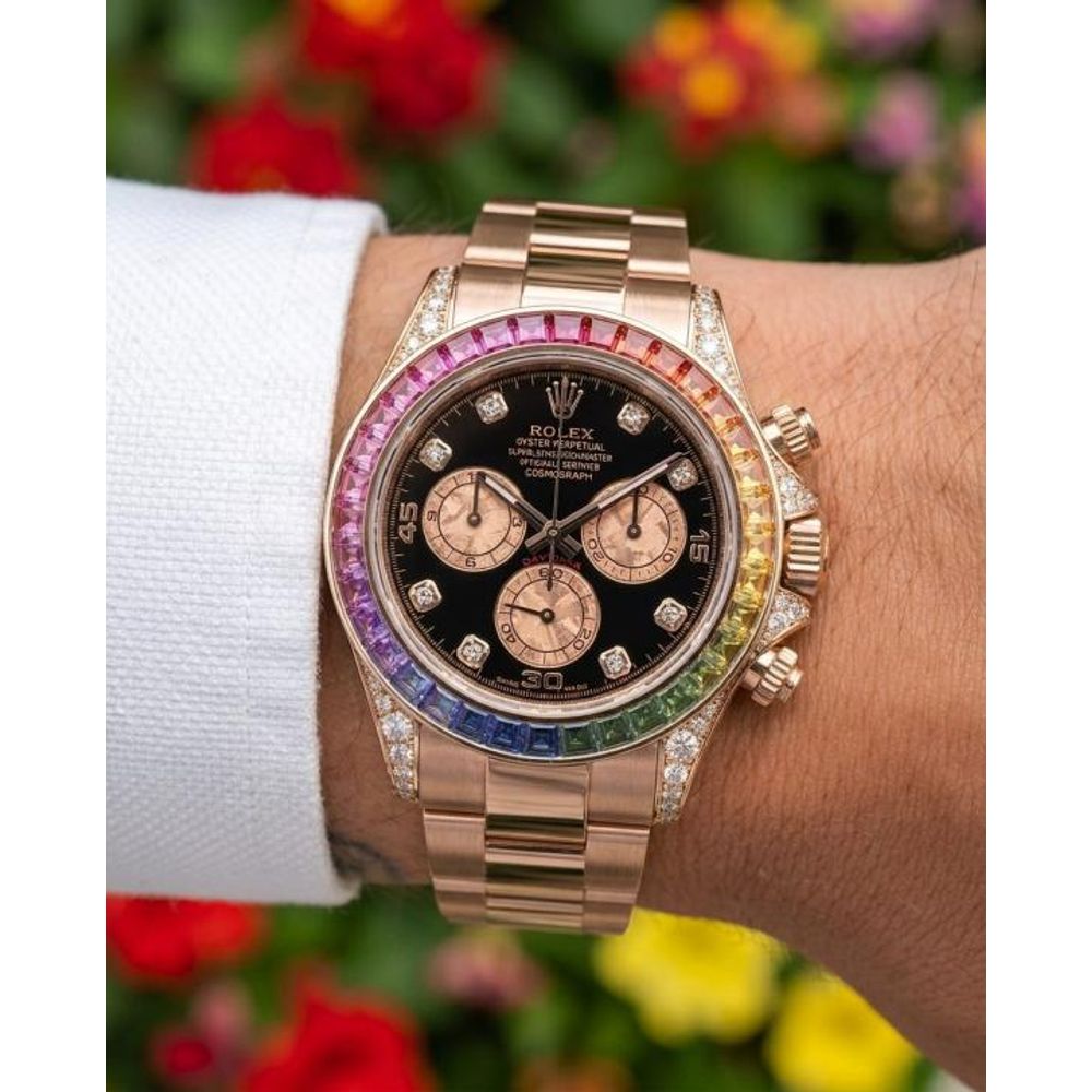 Rolee_x Oyster Perpetual Rainbow Copper