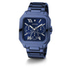 Gues_s Men Headline Square Gunmetal Analogue blue