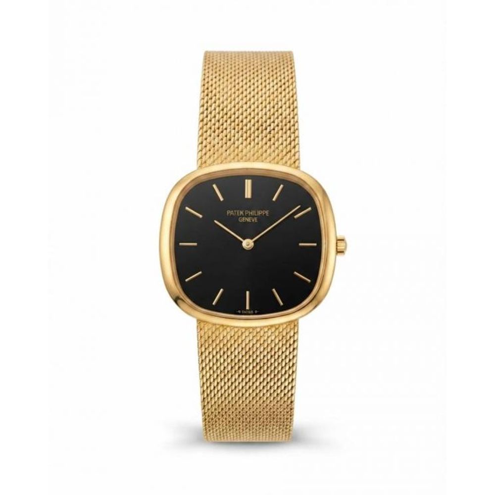 Patek philipe Ellipse Timepiece Gold Black Dial