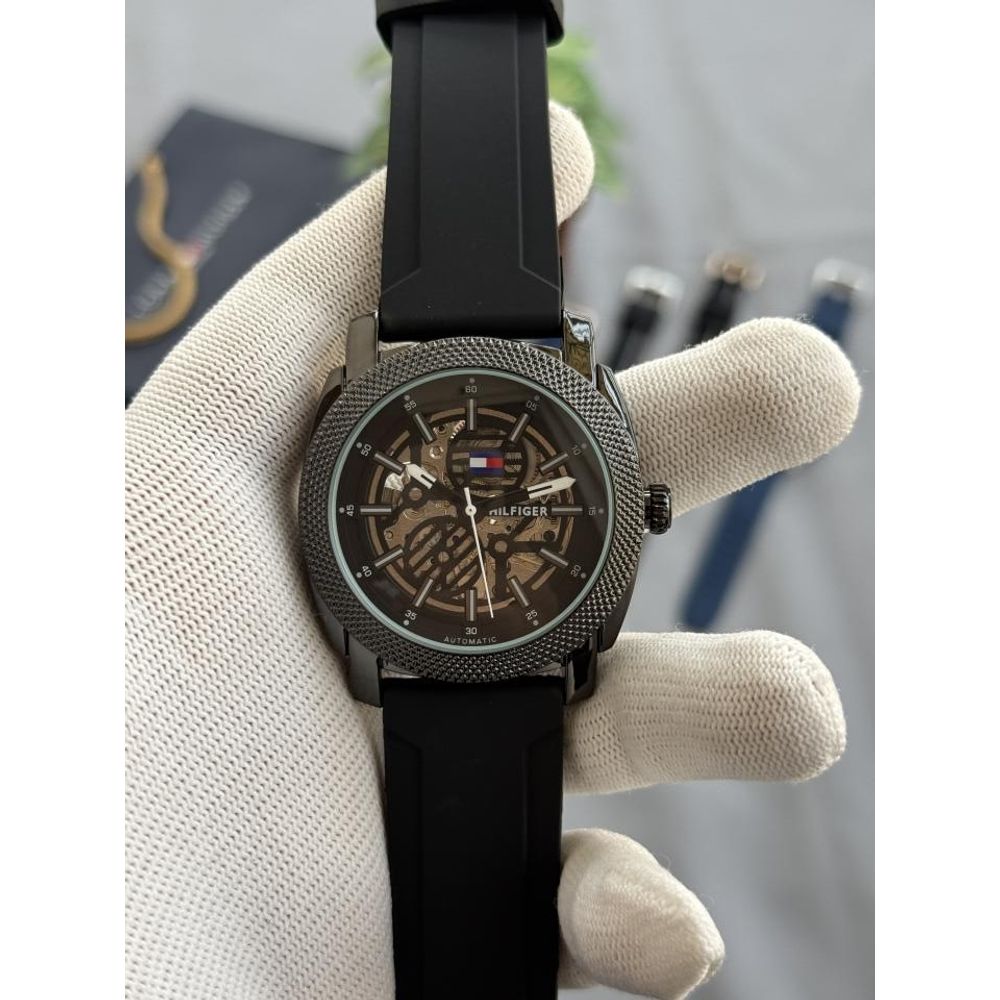 Tommmy Hilfiger Automatic Skeleton Blue W496