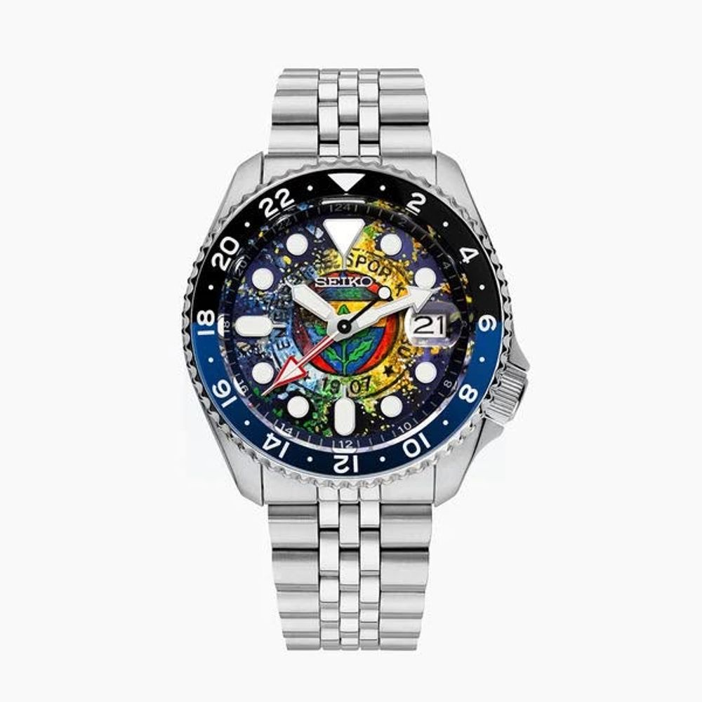 Seiko 5 Sports GMT The Red Devils Concept Bespoke Timepiece