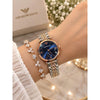 Emporio Armaani Rosegold Blue Dial