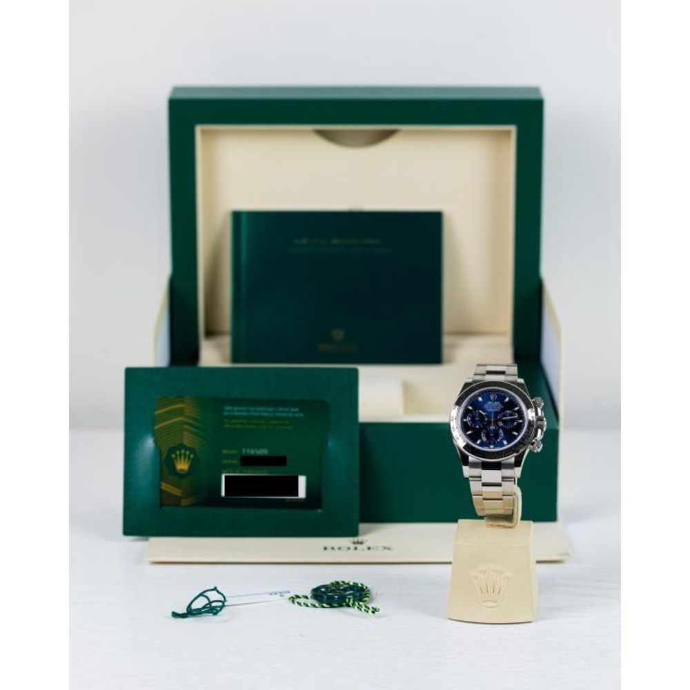 Rolee_x Oyster Perpetual Daytona Chosmograph Silver-Blue