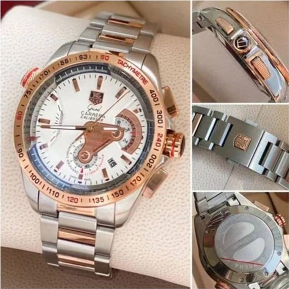 Tag Huer carrera caliber 36 japan 2 ton white