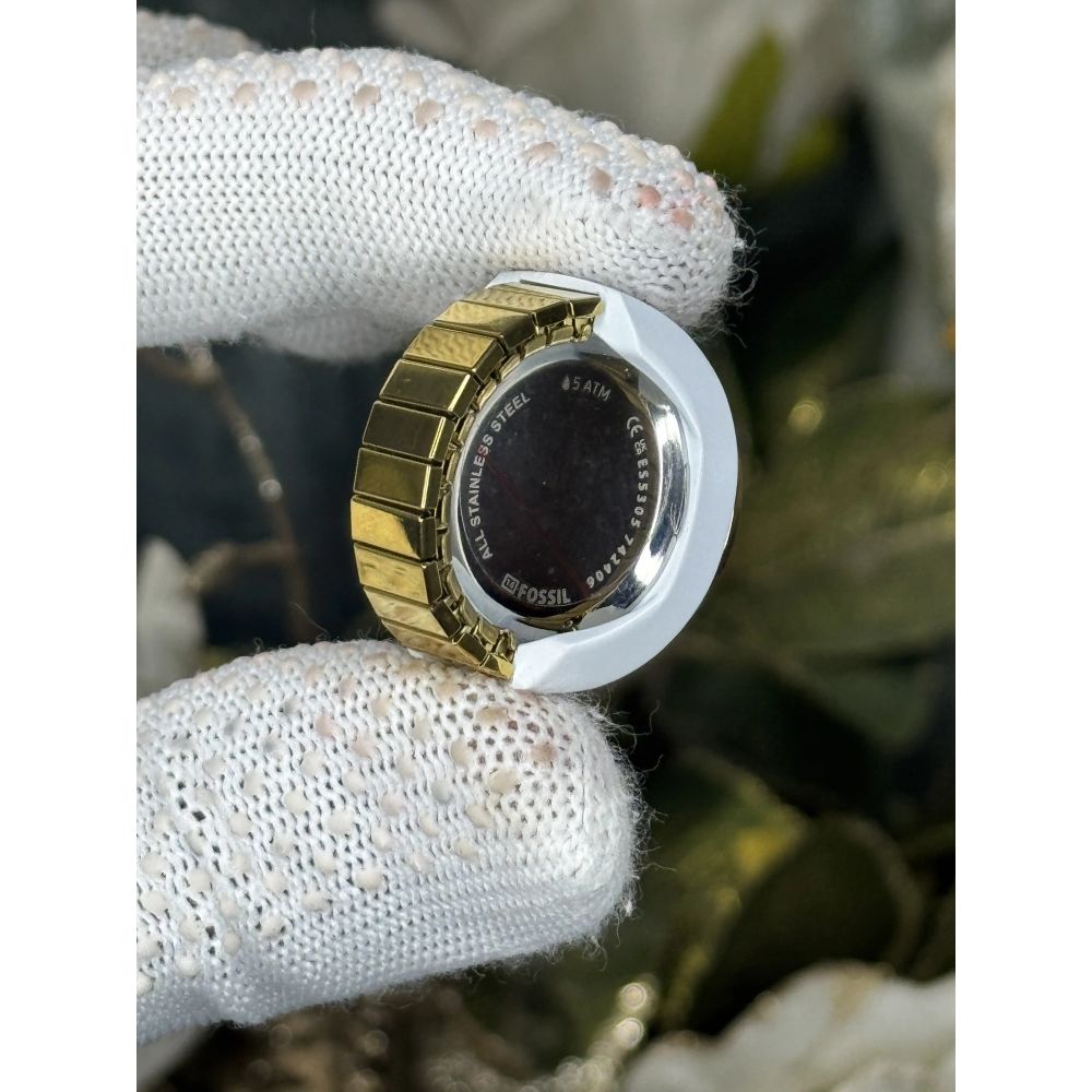 Fossi l Gold White Ring Premium Ladies Watch
