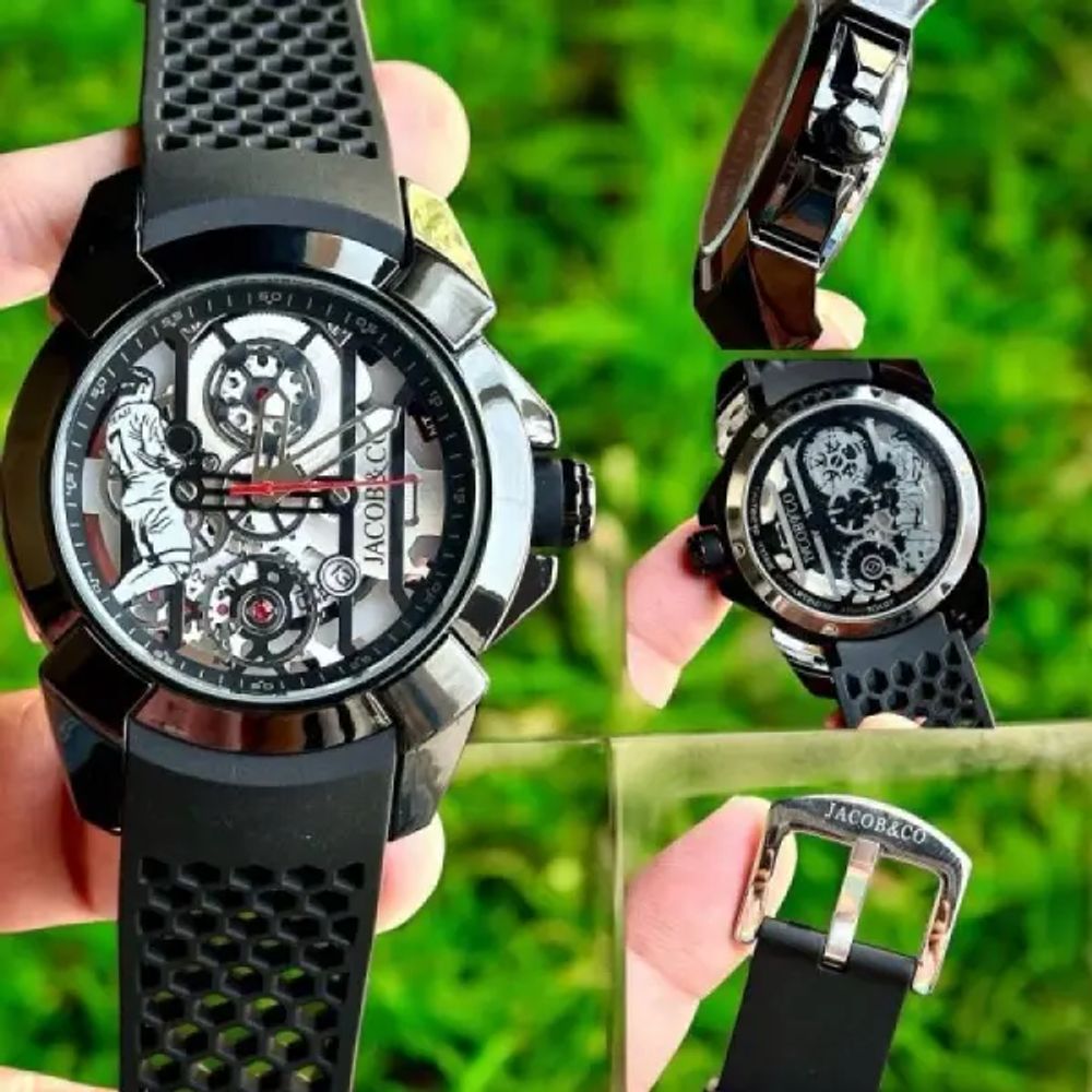 Jacob&Co Watch For Mens Full Black