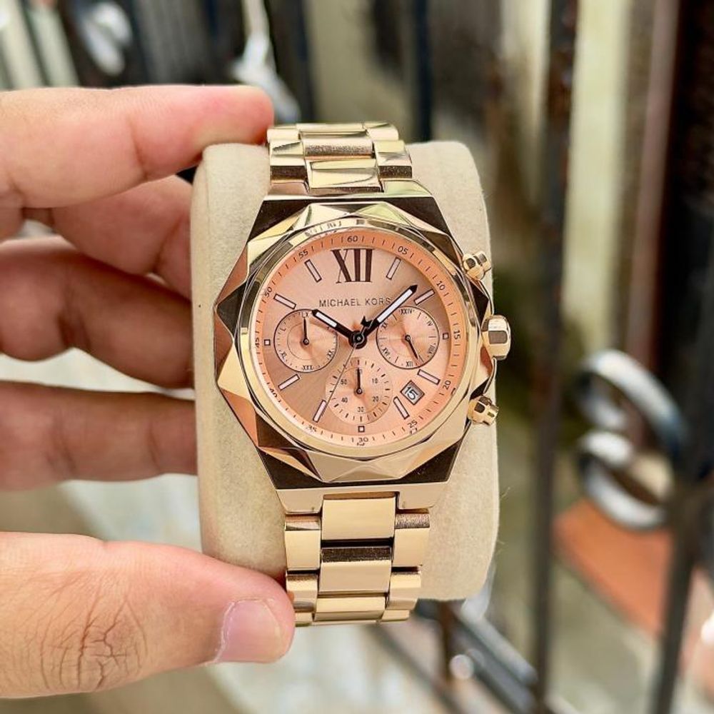 Micheal Kors Raquel Chronograph (MK4688) Rose Gold