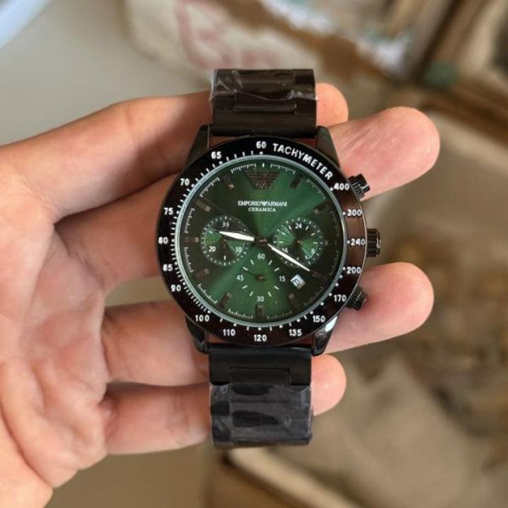 Emporio Arma i Chronograph (All working) Best Quality