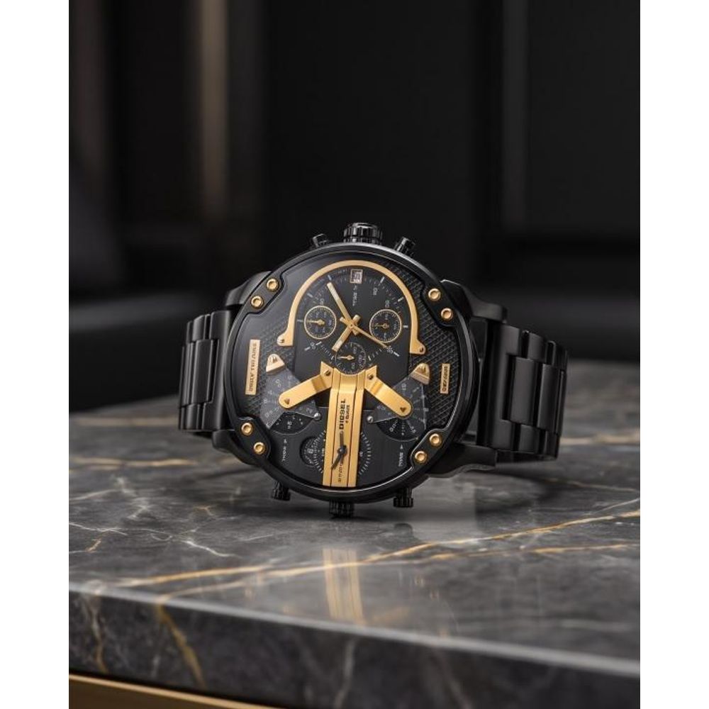 Diesal Mr. Daddy 2.0 Chronograph Watch Japan watch heavy quality