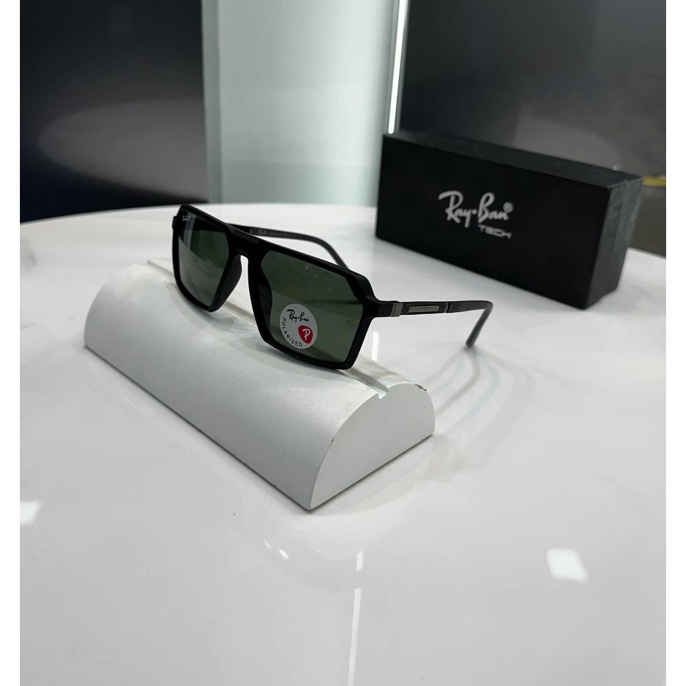 RayBan Black Green Matt Premium Shades 6225