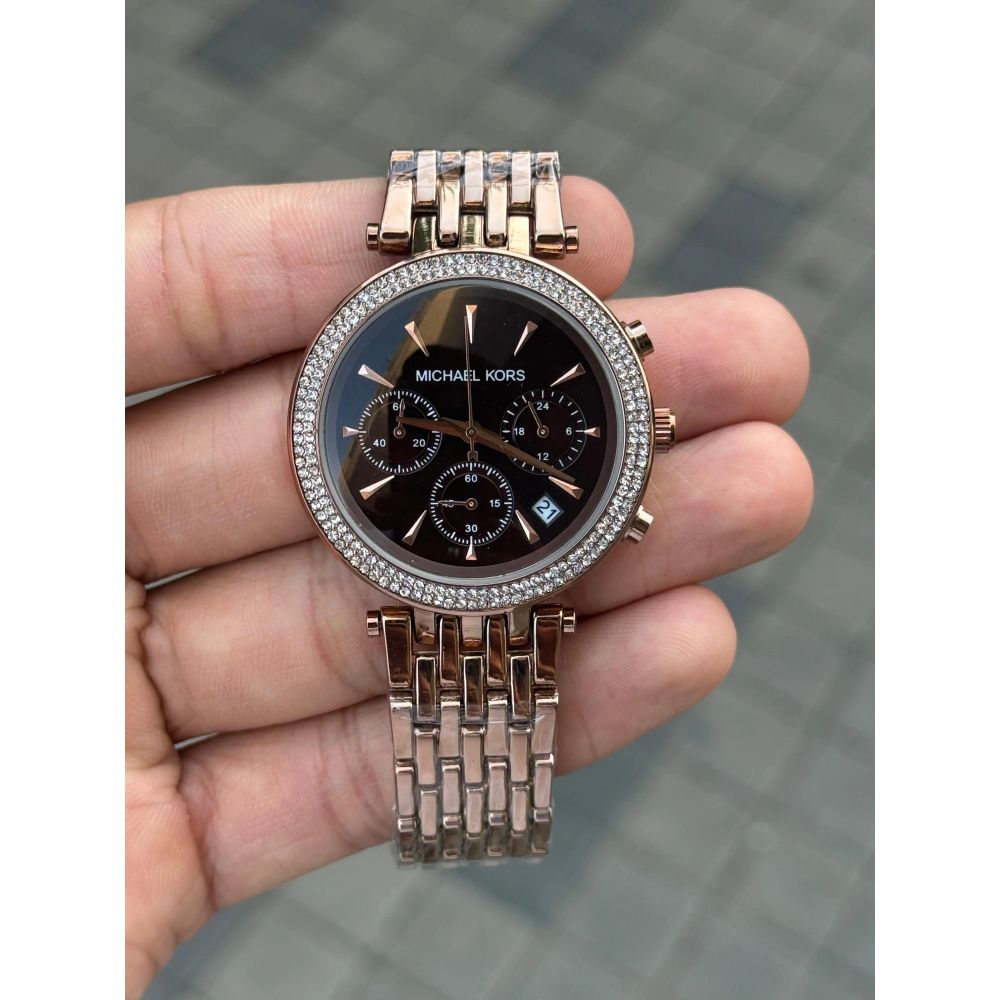 Michael Kor s Darci Chronograph Brown