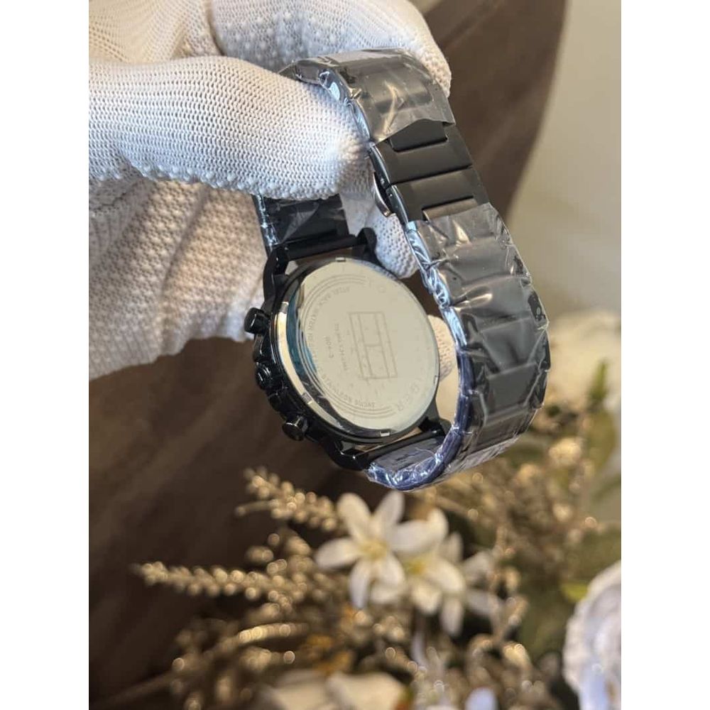 Tommy hilfige r Black With Brown Dial Premium Chronograph Watch