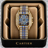 Cartiarr Santos Diamond Quartz (GoldBlue)