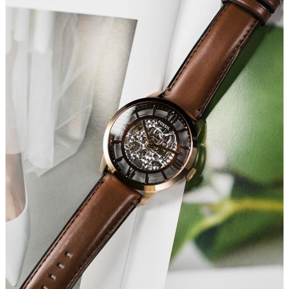 Fosil Townsman Brown-Copper