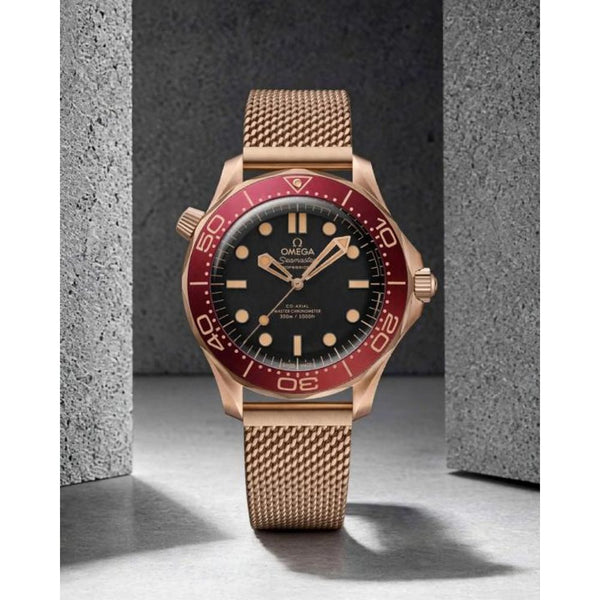 Omegg_a Seamaster Diver 300M Automatic copper