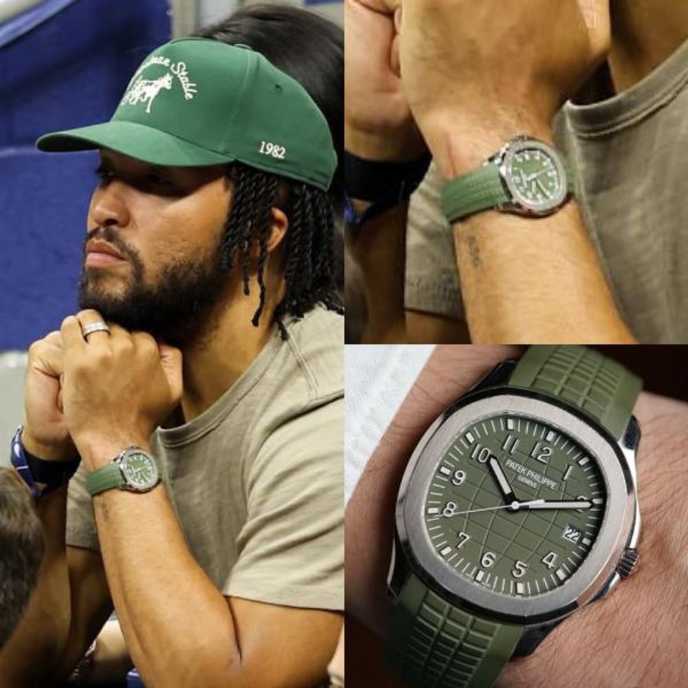 Pate_ek Philippe Aquanaut 5167R-001 Green silver Green