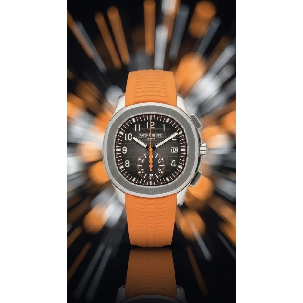 Patek Philippe Aquanaut Chronograph Orange Silver