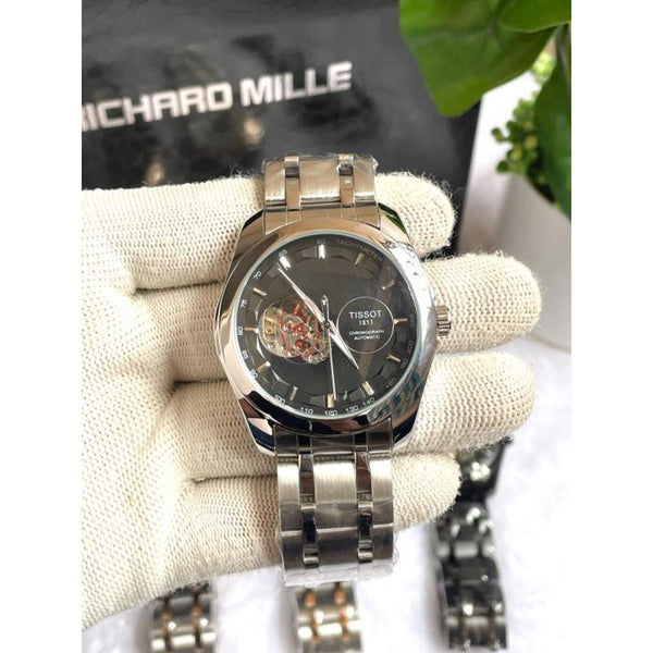Tisot Couturier Automatic Silver Black AT453