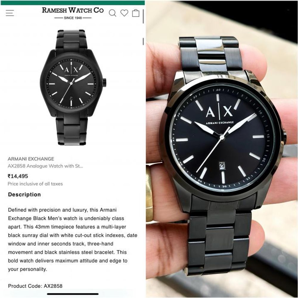 Arma i Exchange AX2858 Quartz Best Quality