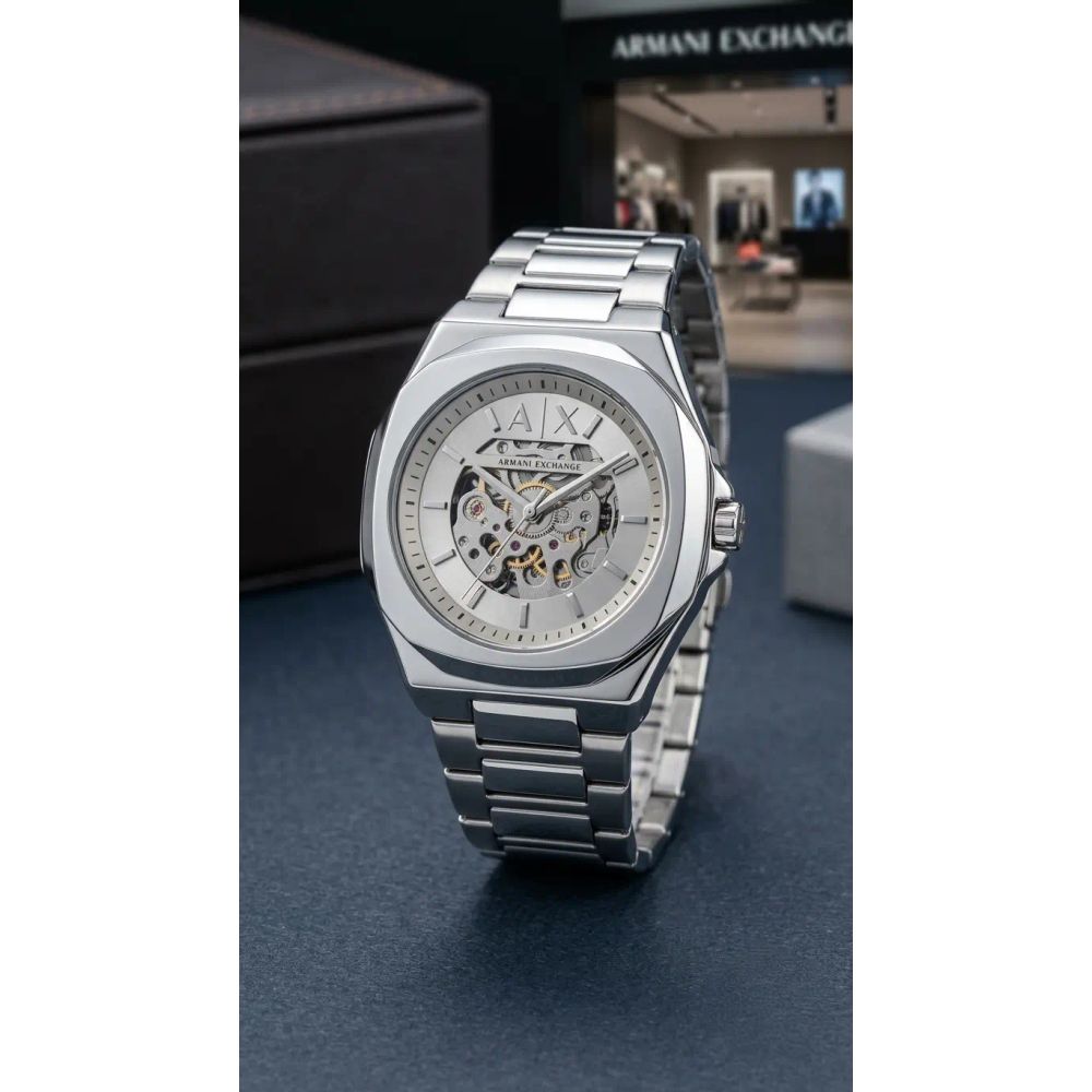 Arman i Exchange Skeleton Square Open Machine Full Silver