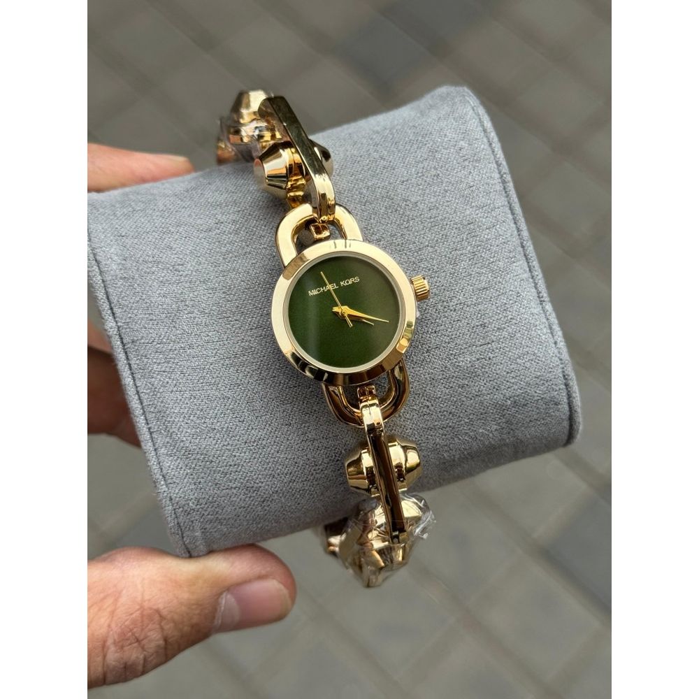 Michael Kor s Astor Women s Gold Green