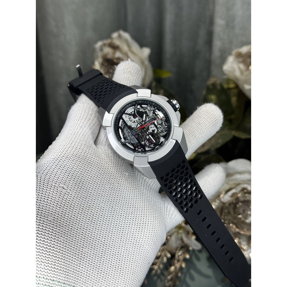 Jacob&Co. Ram Silver Black Premium Automatic Watch