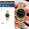 Gues s Day Date MenSwach Dual Tone Gold