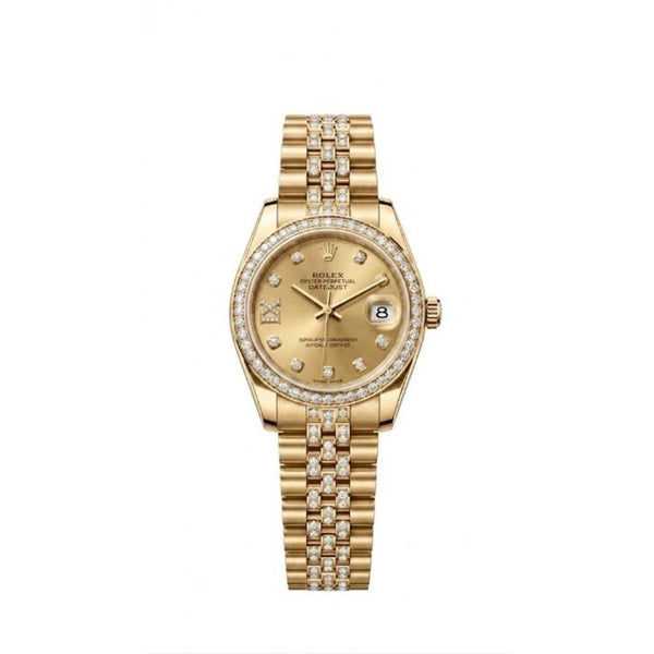 Rollex_Women_Date_Only_Full_Gold