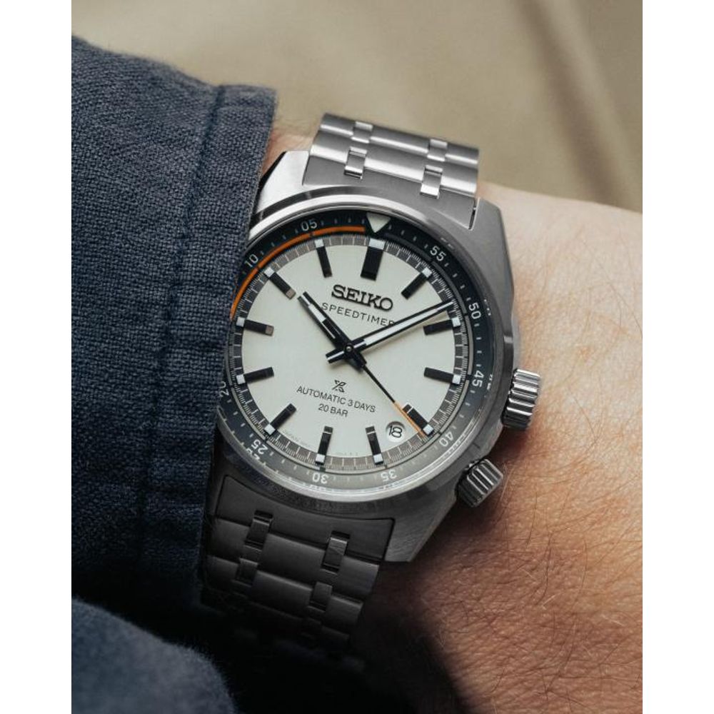 Seiko Prospex Speedtimer Con Temporizador  Silver-Grey