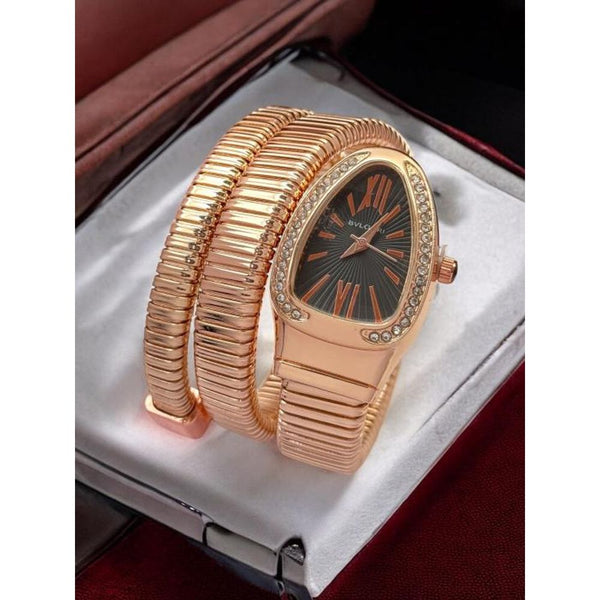 BVLGARI SNAKE COPPER BLACK DIAL AT350