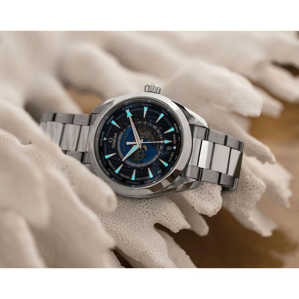 Omeg_ga Seamaster Aqua Terra GMT Worldtimer