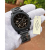 FOSIL MACHINE CHRONO BLACK BROWN HQ AT239
