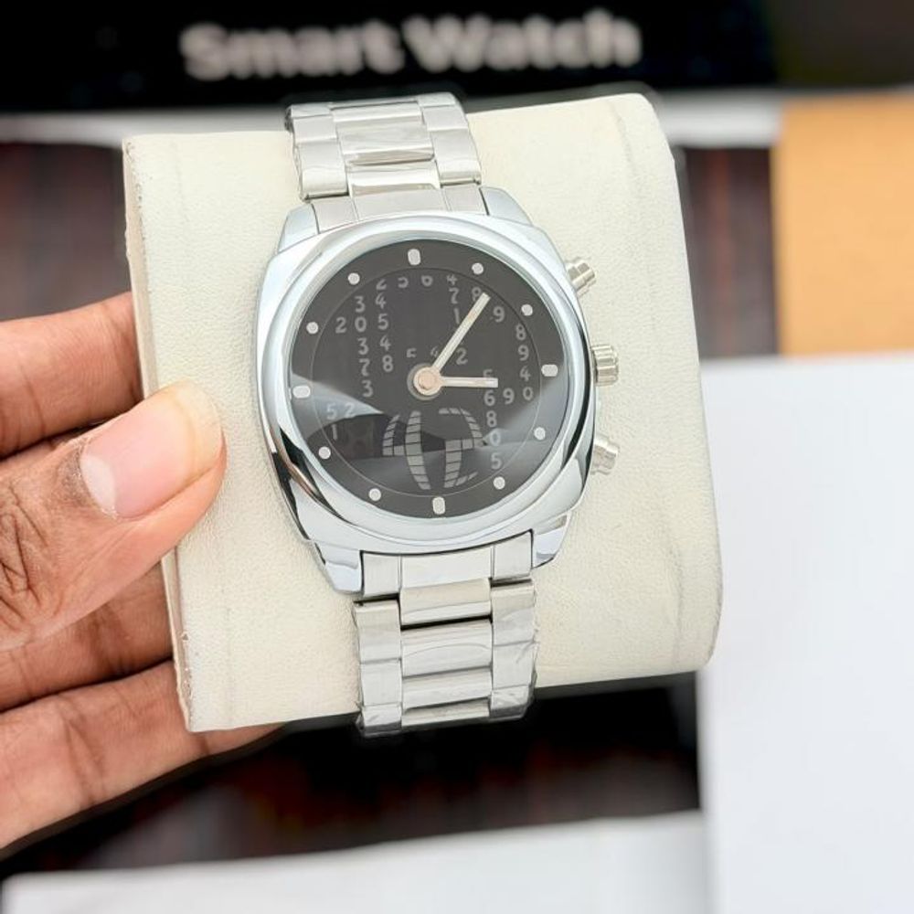FOSSI DIGITAL ANALOG DUAL TIME NEW ARRIVAL 1076