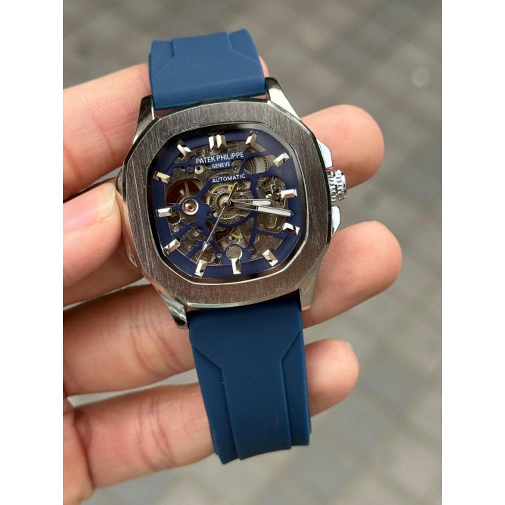 Patek Phillep e Skeleton Automatic Silicone