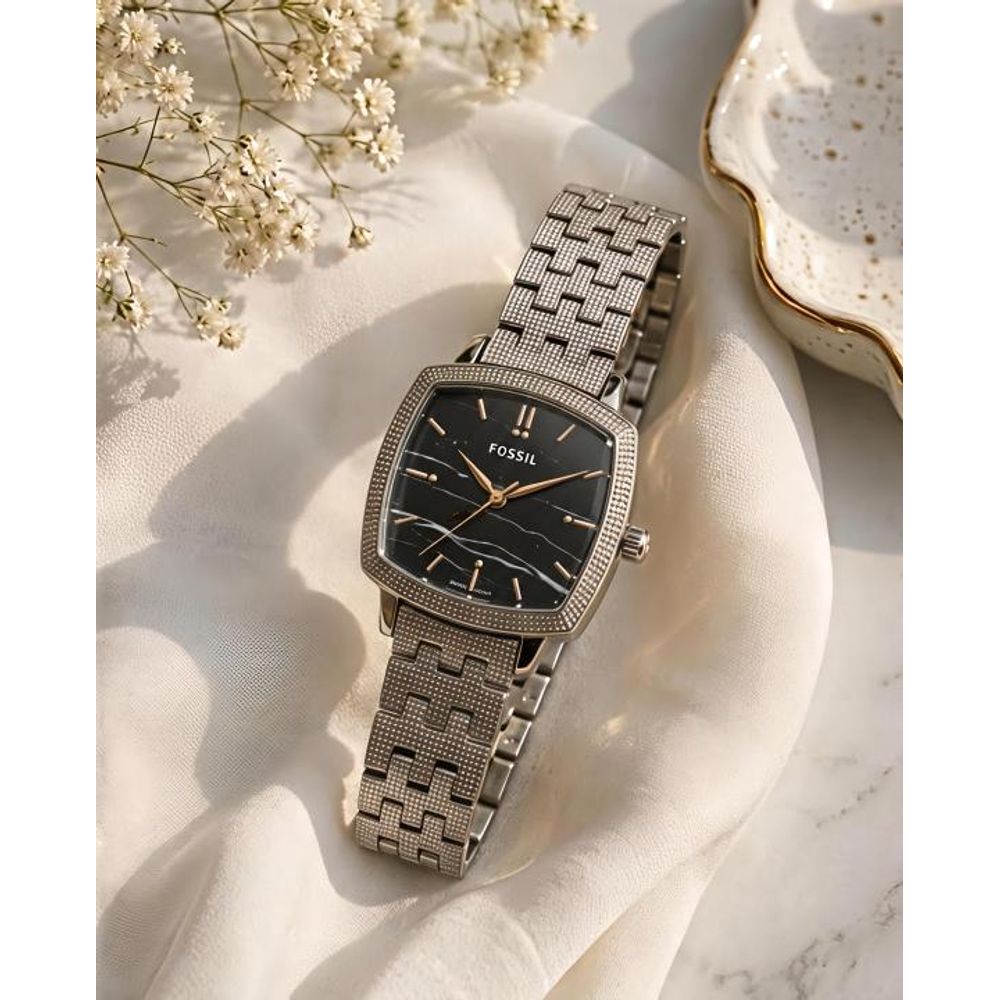 Fossii_l x Nick Jonas Ladies Silver Black