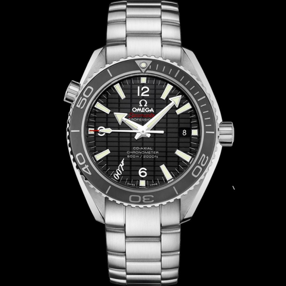 Omegg_a Seamaster Planet Ocean 600M silver Black
