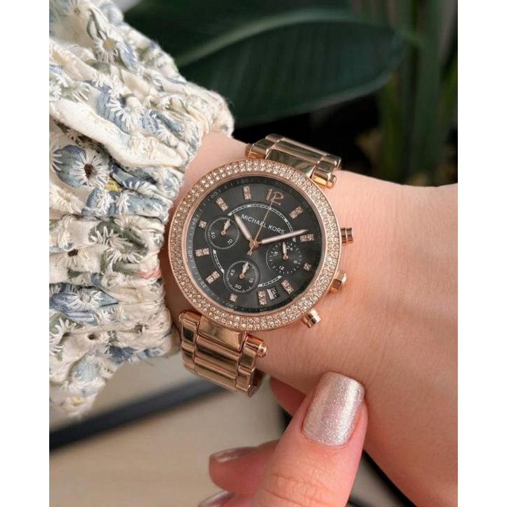 Michael_l Kors Parker Copper-Black