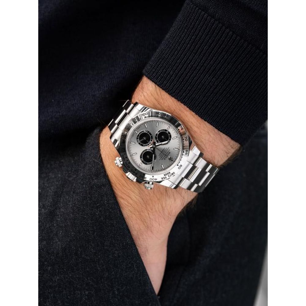 Rolee_x Oyster Perpetual Daytona Chosmograph Silver-Grey-Black Chrono